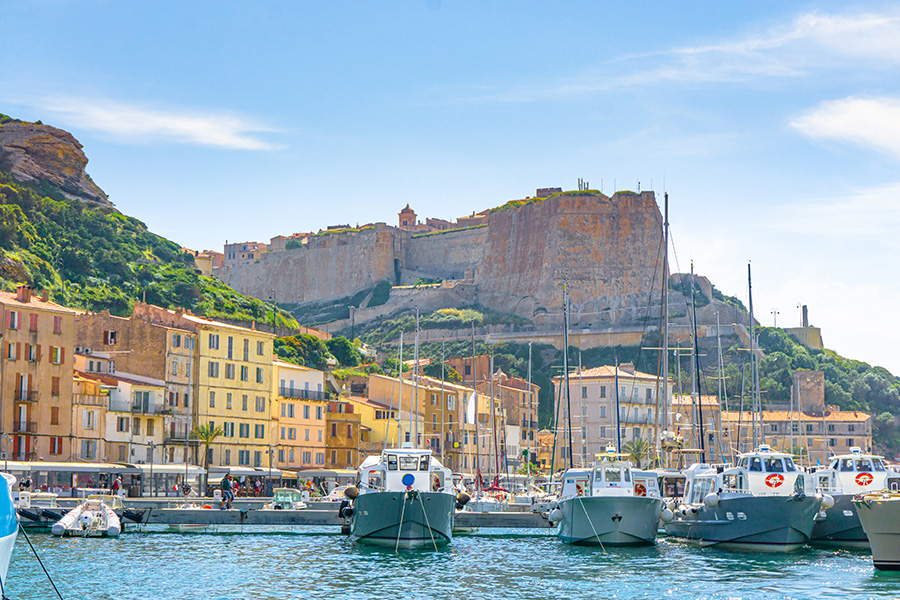 Bonifacio harbour