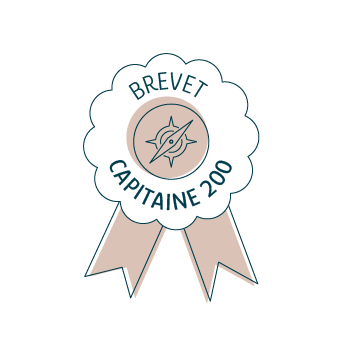 Pierrick a obtenu le brevet Capitaine 200.
